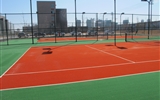 学院网球场（体育馆附属工程建设项目）建设完成
