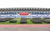 武威职业技术大学隆重举行2025级新生开学典礼暨军训总结大会