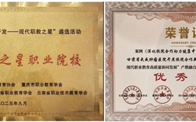 【喜报】学校荣获“创新发展之星职业院校”